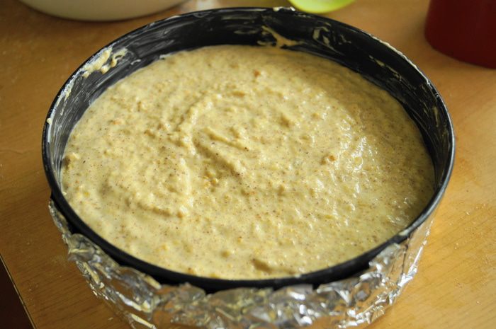 Апельсиново-миндальный пирог без муки