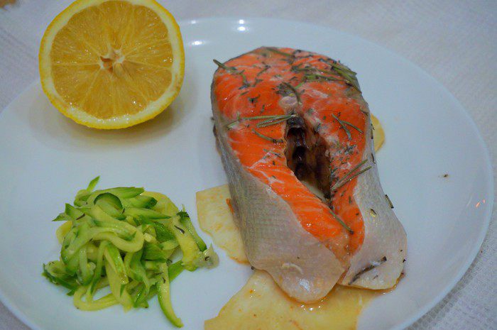 Форель в духовке 