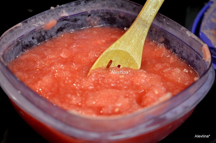 Арбузная гранита