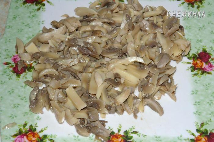 Салат «Пьяная ветчина»