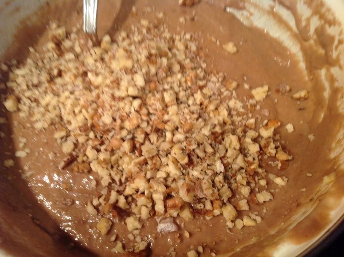 Постная шоколадная коврижка с клюквой