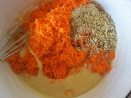 Пряный морковный кекс