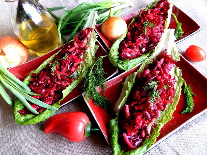 Свекольный салат &amp;quot;Лодочки&amp;quot;