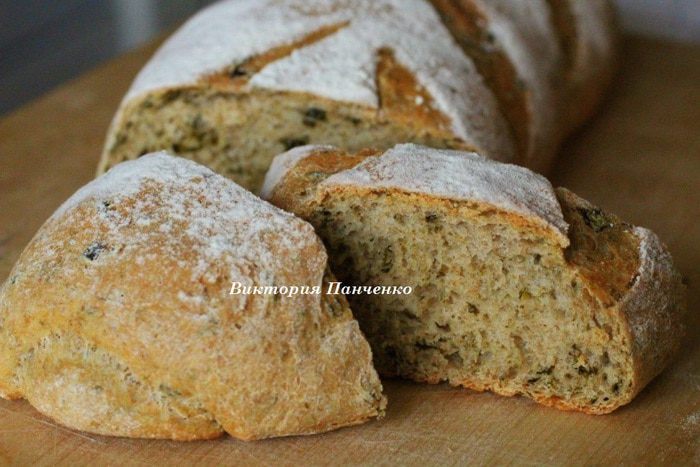 Хлеб с водорослями от Ришара Бертине