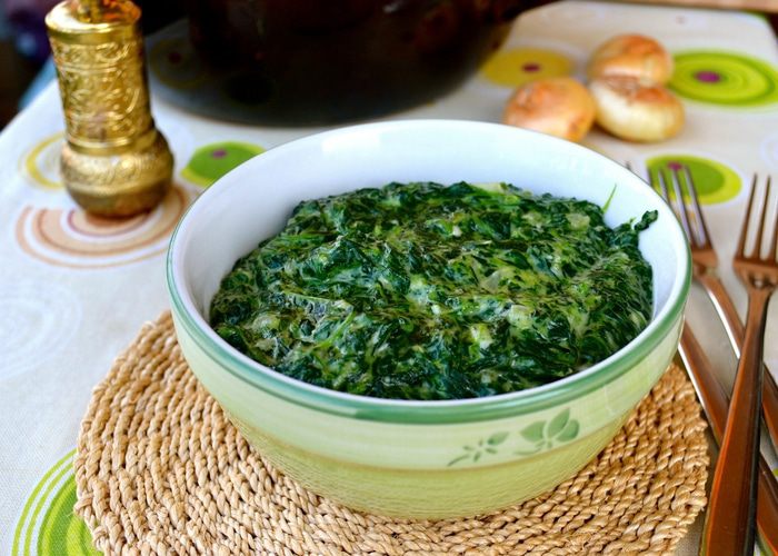 Шпинат по-итальянски