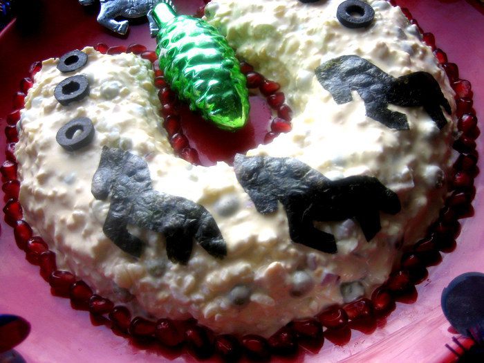 Салат &amp;quot;Подкова на счастье&amp;quot;