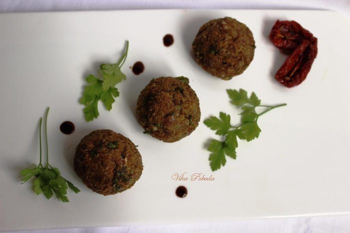 Баклажановые тефтели