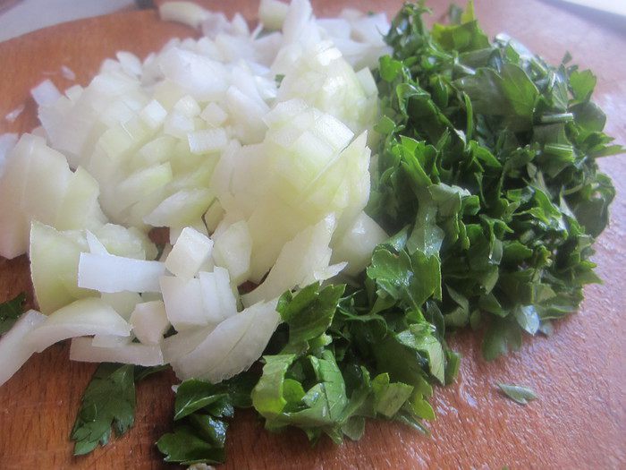 Огурчики, фаршированные по-французски