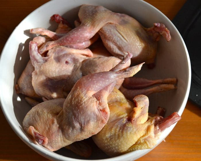 Фаршированные перепелки