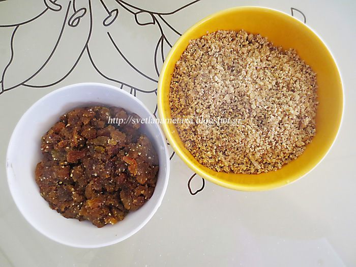 Пирог из теста фило с медово-ореховой начинкой