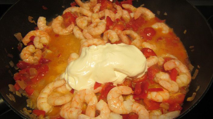 Энчилада из креветок (Enchilado de camarones)