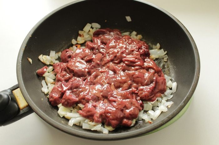 Террин куриный с печенью и грибами