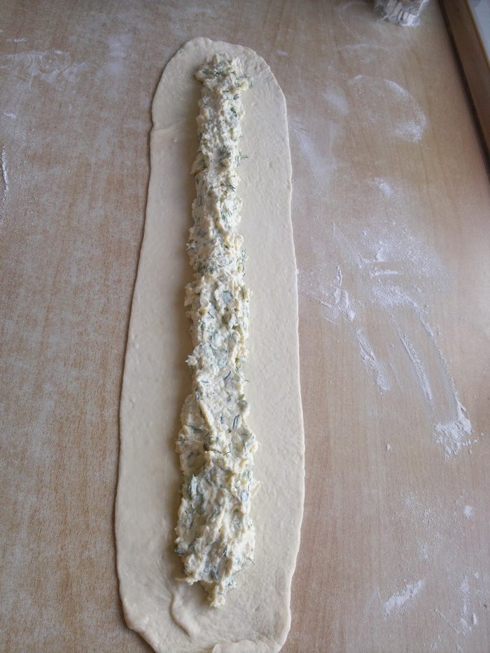 Сырный пирог-спираль (по мотивам греческой кухни)