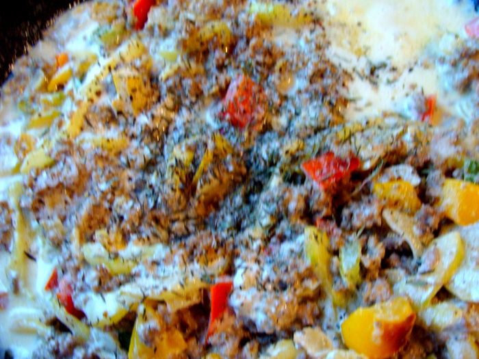 Домашняя зеленая лазанья 