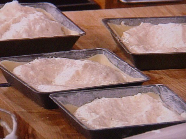 Творожные пироги с ревенем