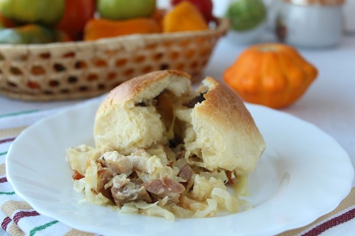 Булочки с начинкой на &amp;quot;подушке&amp;quot;