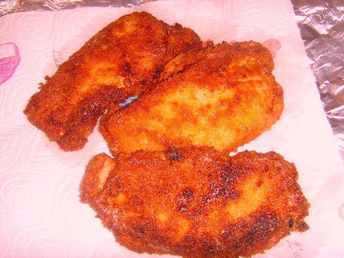 Венский шницель с картофельным салатом