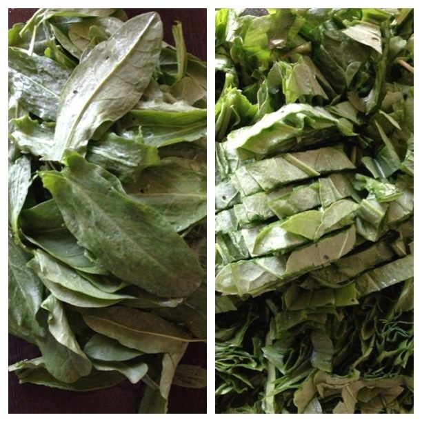 Быстрый пирог со щавелем