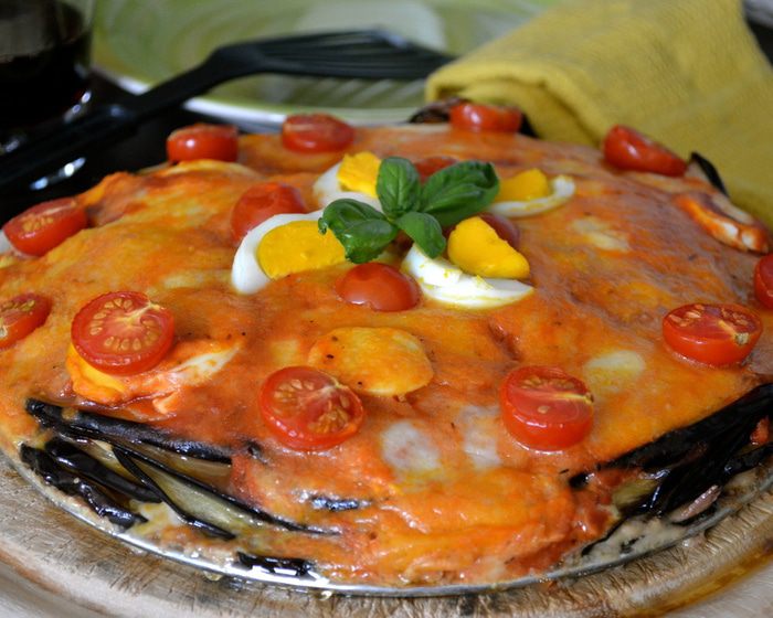 Пармиджана из баклажанов по-сицилийски