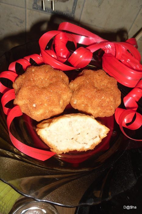 Кексы из овсяных хлопьев с корицей