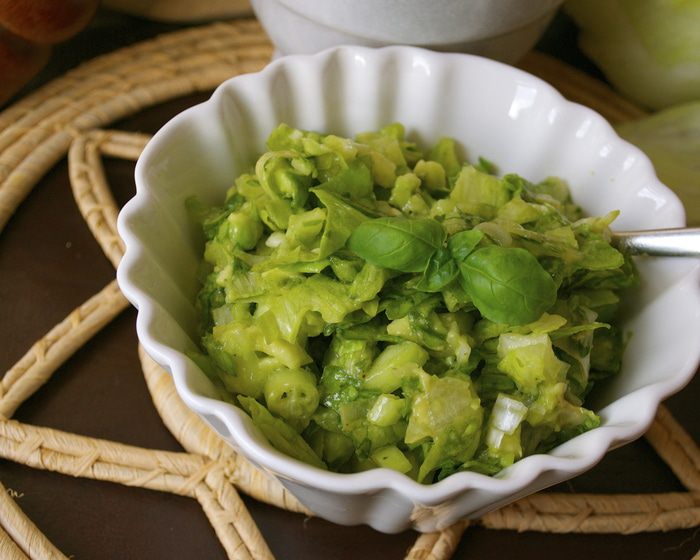 Измельченный зеленый салат от Дж. Оливера