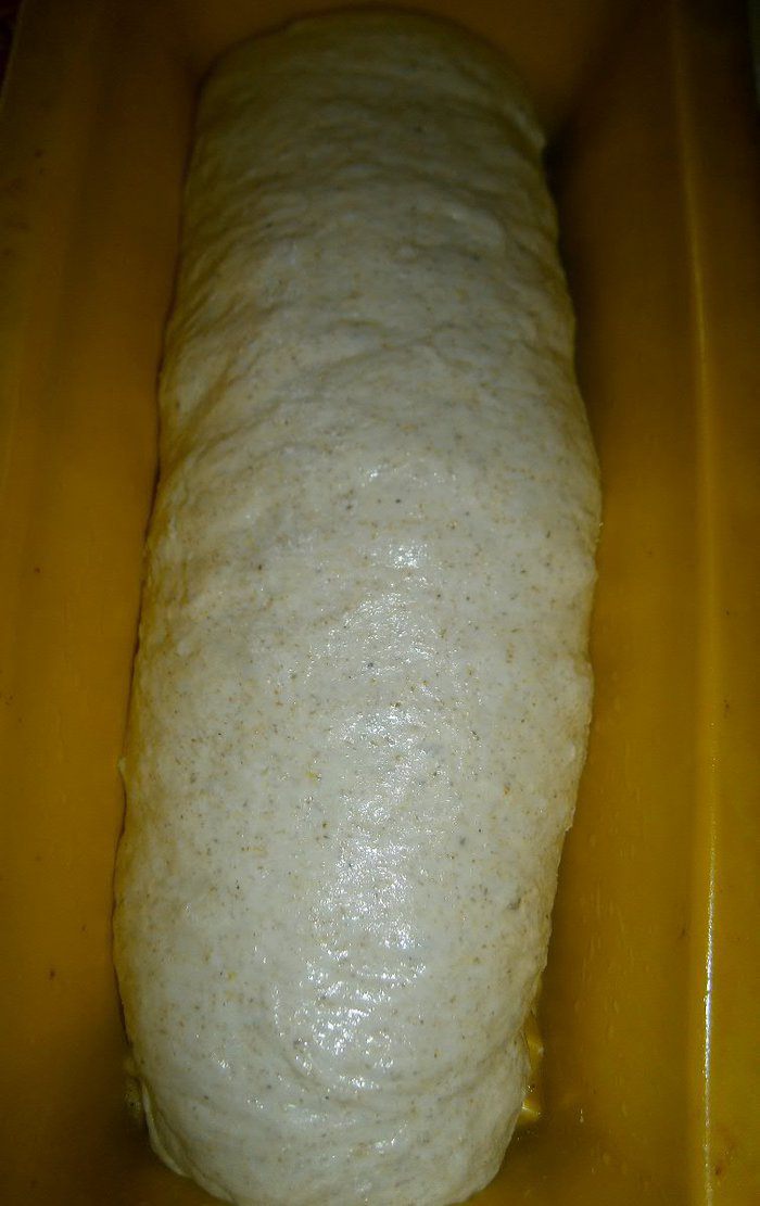 Деревенский хлеб из смешанной муки