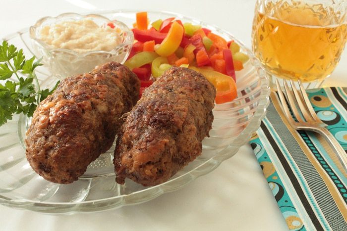 Колбаски из говядины на пиве