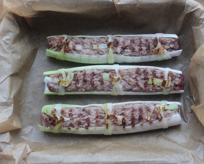 Люля-кебаб в порее