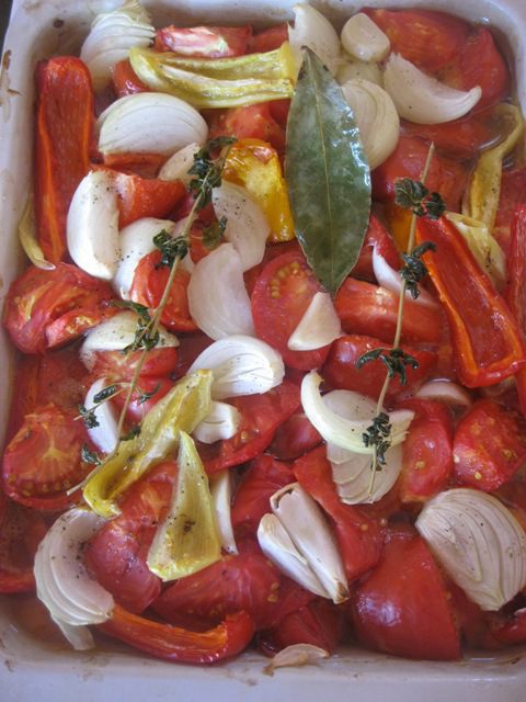 Домашний томатный соус из запеченных овощей