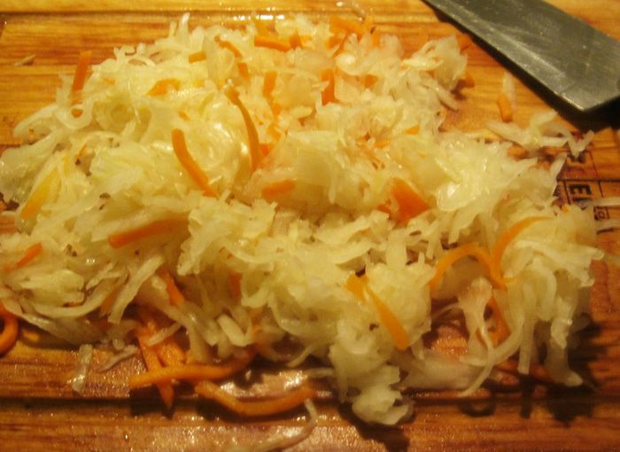 Капуста с беконом по-холостяцки