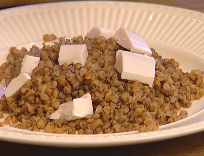 Гречка с тофу
