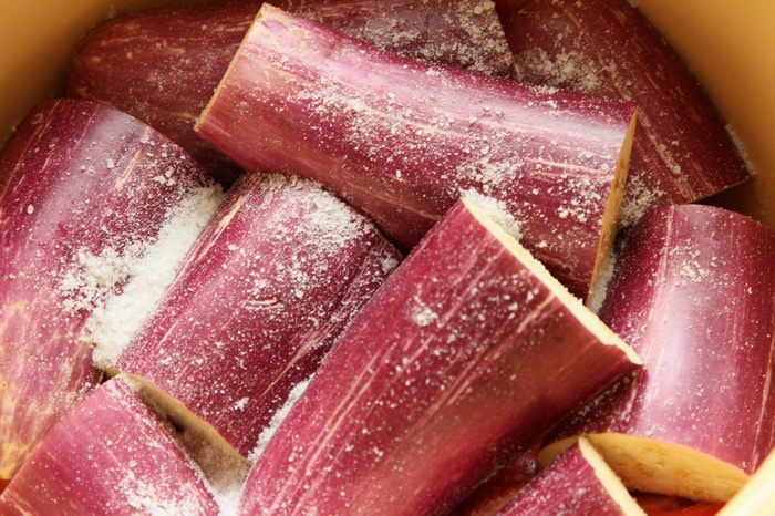 Баклажаны с перцами и помидорами