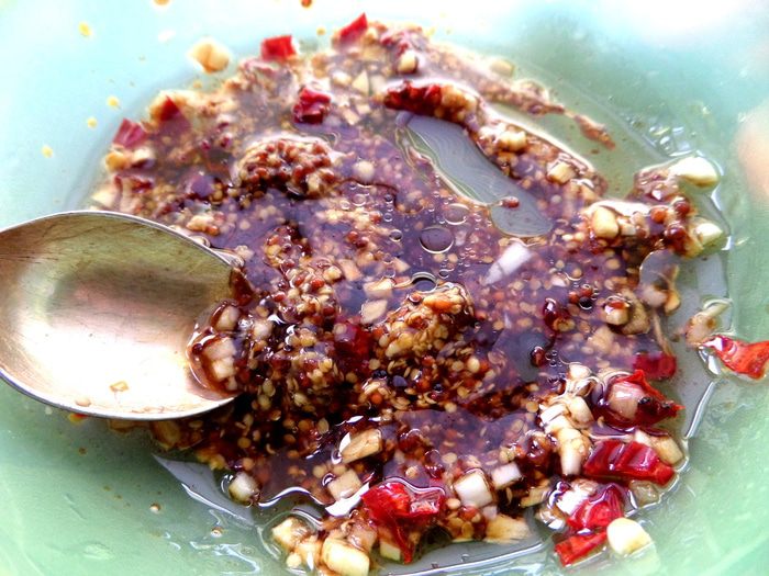 Салат с молодой картошкой и ветчиной