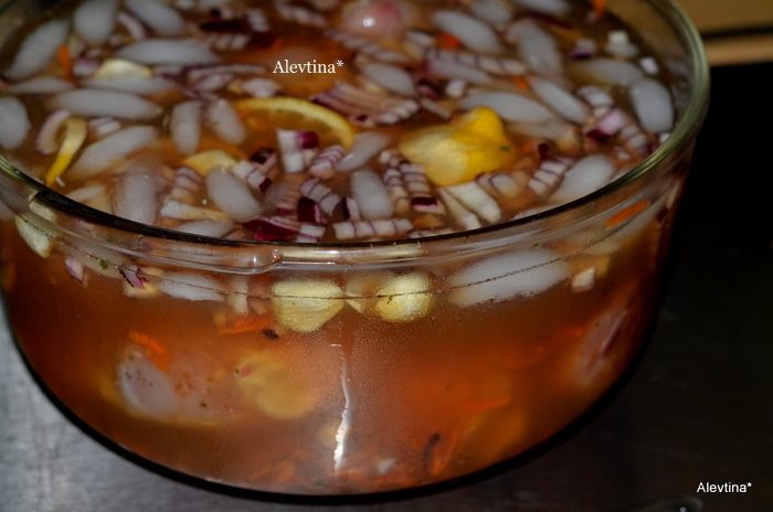 Куриные ножки в чайном рассоле 