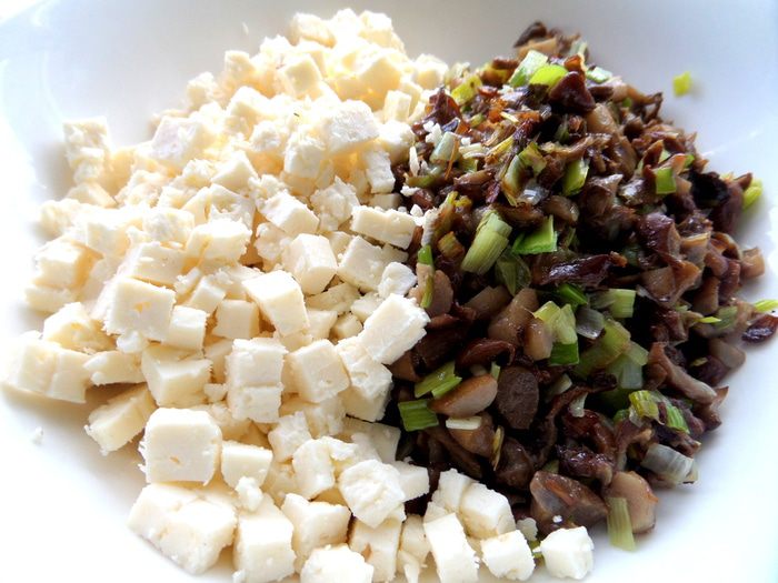 Пирог с грибами (из лаваша)