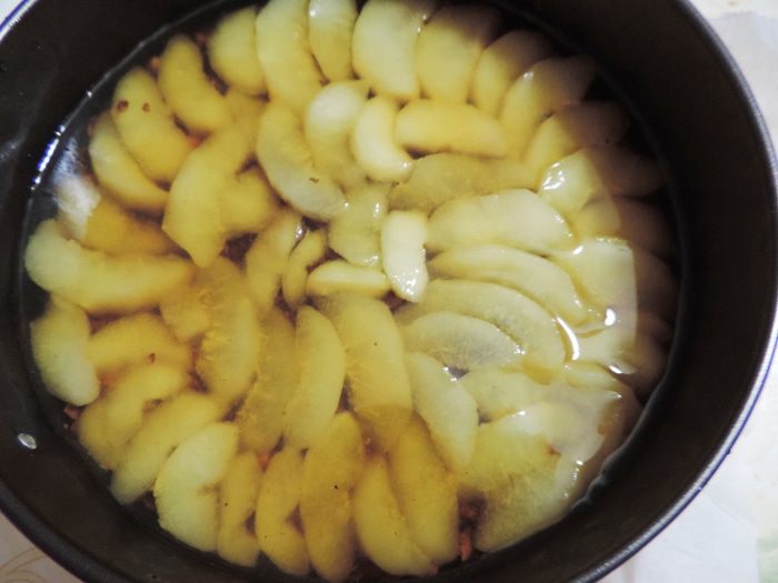 Грушевый торт без выпечки