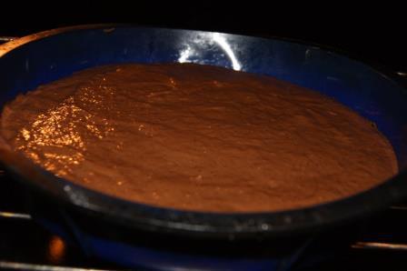 Шоколадный кекс на кокосовом молоке