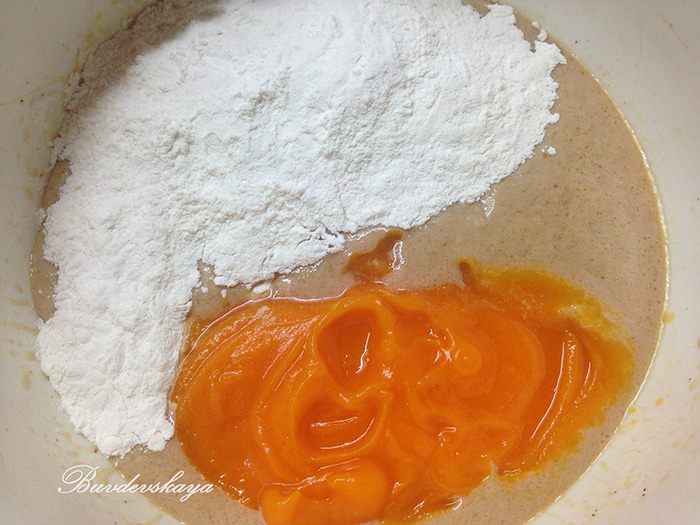 Тыквенный отрывной кекс