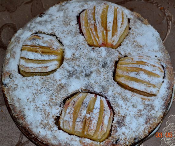 Бретонский пирог с ягодами