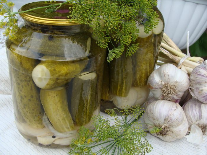 Огурчики хрустящие &amp;quot;Пальчики оближешь&amp;quot;