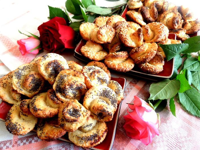 Печенье &amp;quot;Творожные розы&amp;quot;