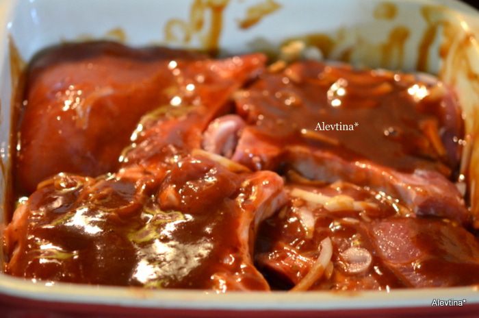 Свиные котлеты с кленовым сиропом