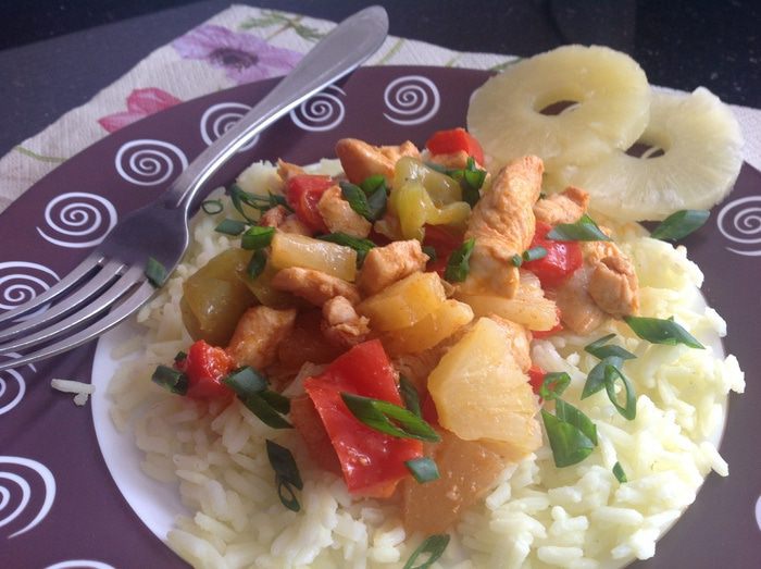 Курица по-гавайски