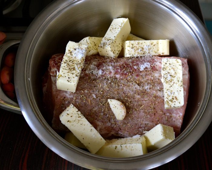 Свинина в сливочном масле