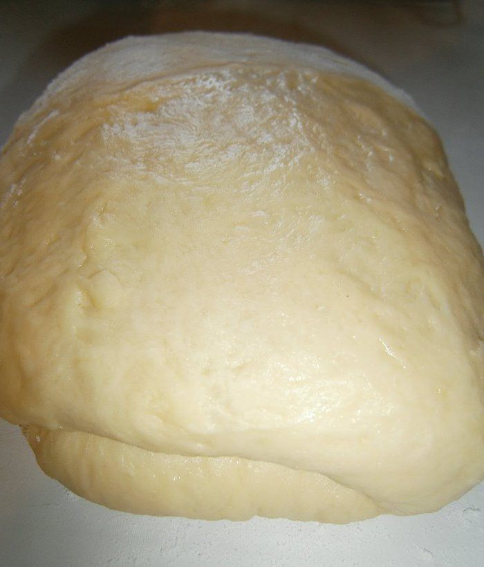 Пирог из картофельного теста с творогом и беконом