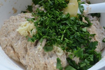 Чесночный хлеб с петрушкой