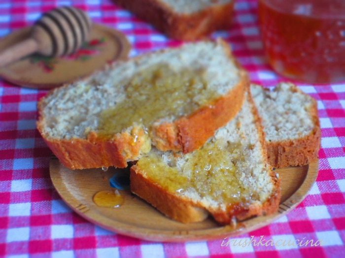 Банановый кекс с корицей