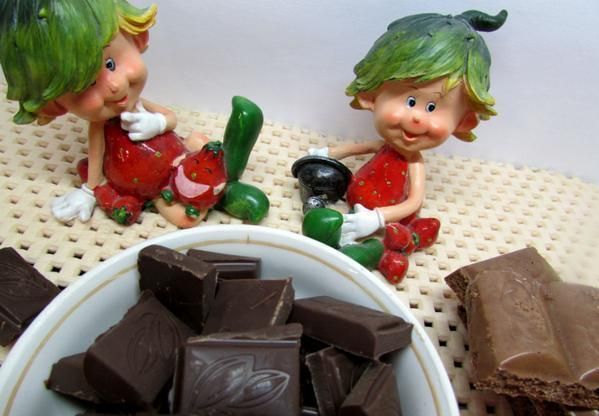 Шоколадно-желейные конфетки