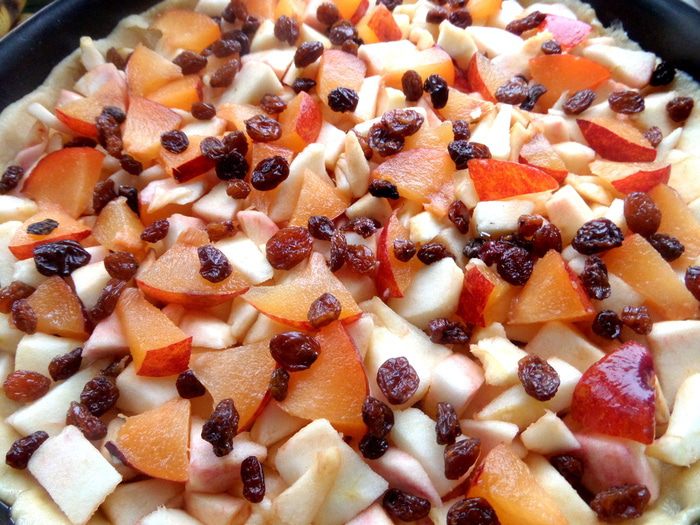 Пирог &amp;quot;Фрукты под крошкой&amp;quot;