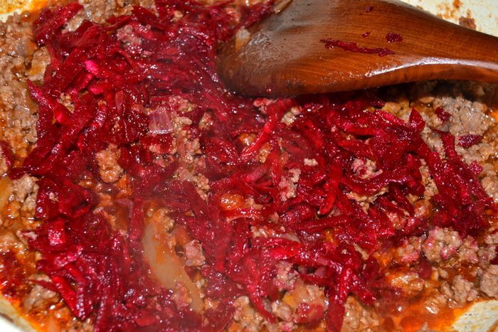 Лазанья с гламурным соусом